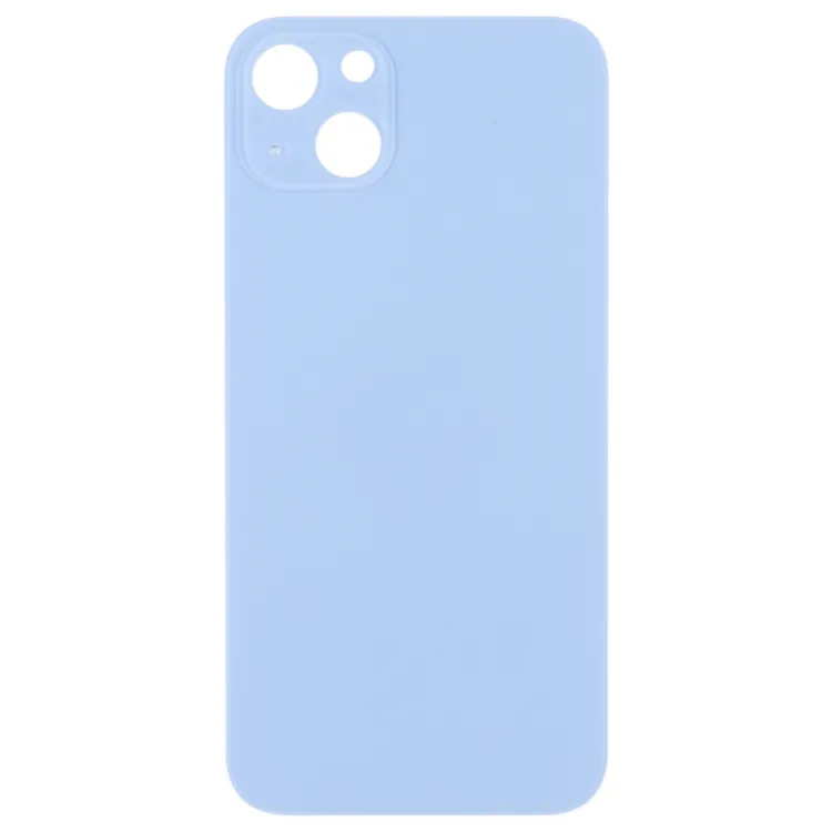 Easy Replacement Big Camera Hole Glass Back Battery Cover for iPhone 14(Blue) image 3