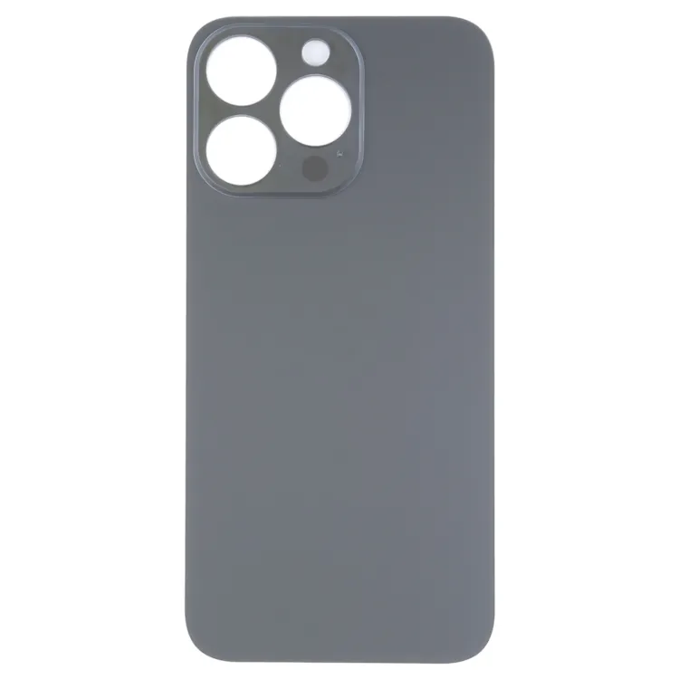 Easy Replacement Big Camera Hole Glass Back Battery Cover for iPhone 14 Pro(Black) image 3