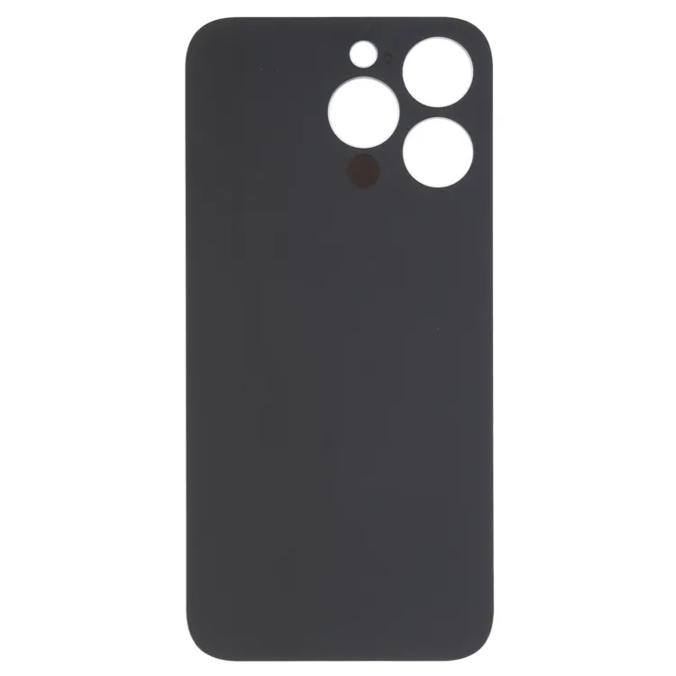 Easy Replacement Big Camera Hole Glass Back Battery Cover for iPhone 14 Pro(Black) image 4
