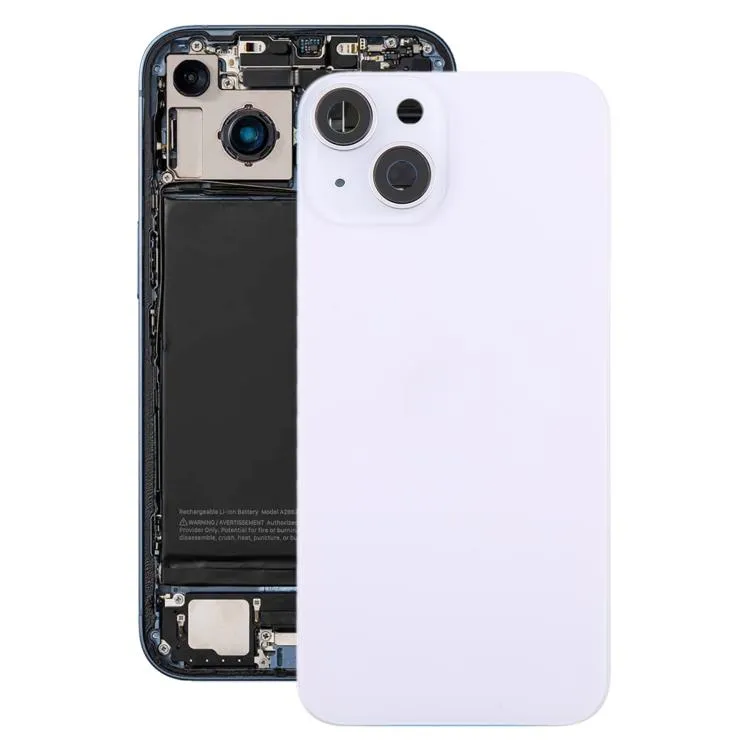 For iPhone 14 China Version Battery Back Cover with Middle Frame(Purple)