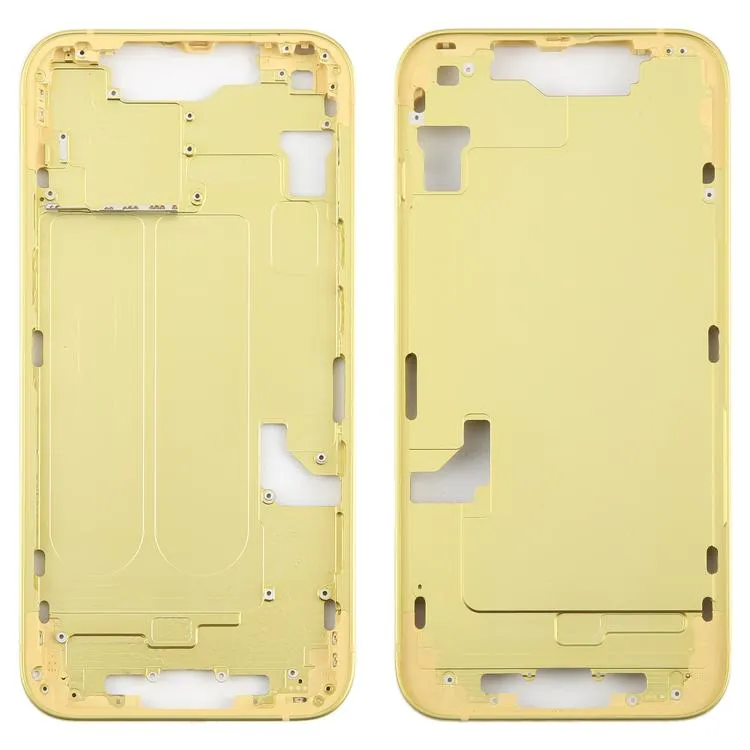 For iPhone 14 Middle Frame Bezel Plate (Yellow)