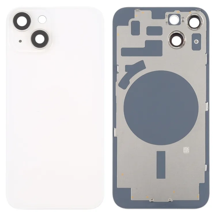 For iPhone 14 Plus Back Housing Cover with Camera Lens(White)