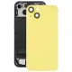 For iPhone 14 Plus Glass Battery Back Cover with Flash Bracket + Wireless Charging Module(Yellow) image 6