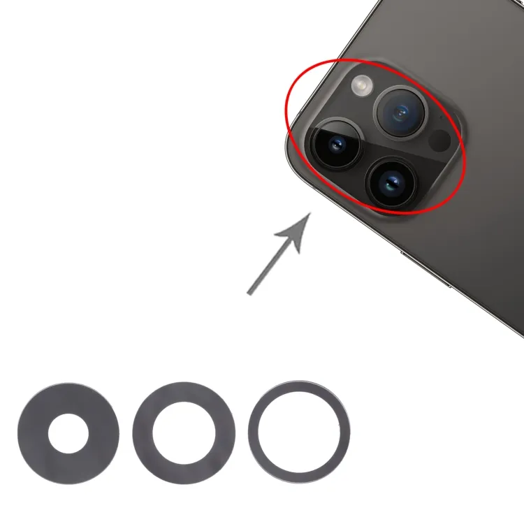 For iPhone 14 Pro Max / 14 Pro Back Camera Lens image 5