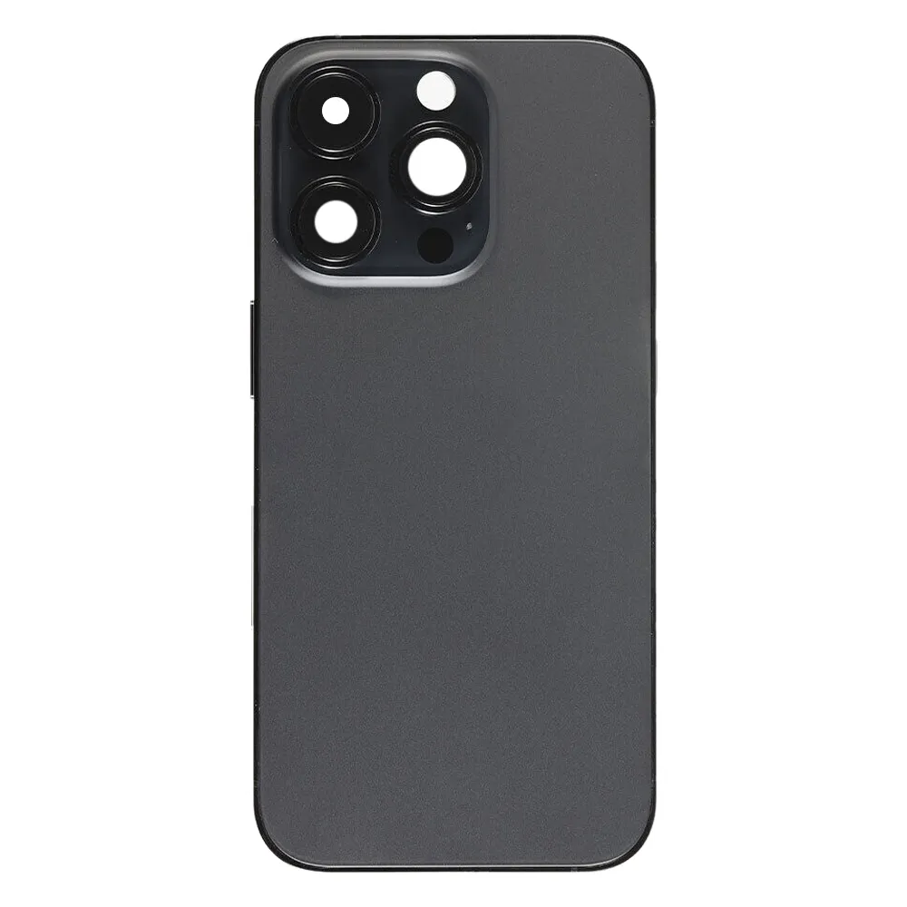 For iPhone 14 Pro Max Battery Back Cover with Power + Volume Flex Cable + Wireless Charging Module, Version:China Version(Black) image 8