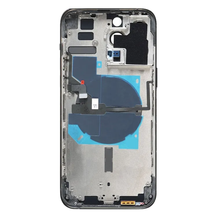 For iPhone 14 Pro Max Battery Back Cover with Power + Volume Flex Cable + Wireless Charging Module, Version:China Version(Black) image 3