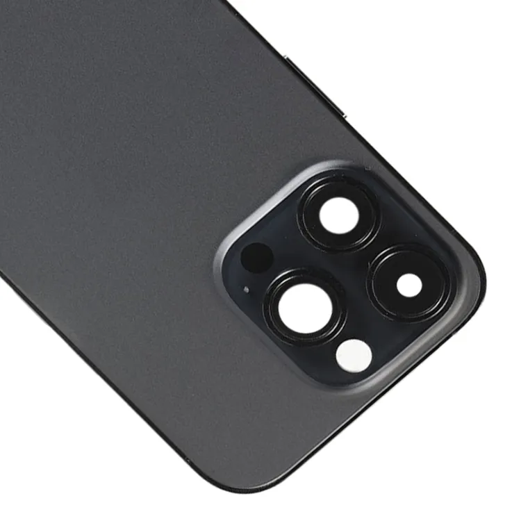 For iPhone 14 Pro Max Battery Back Cover with Power + Volume Flex Cable + Wireless Charging Module, Version:China Version(Black) image 4