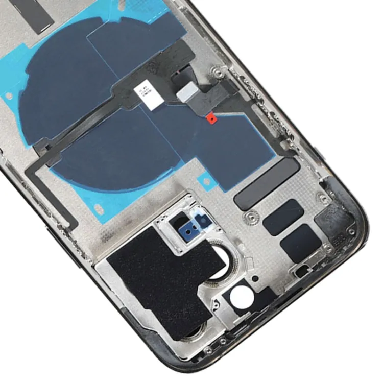 For iPhone 14 Pro Max Battery Back Cover with Power + Volume Flex Cable + Wireless Charging Module, Version:China Version(Black) image 5