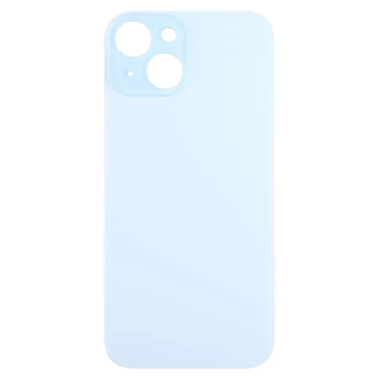 For iPhone 15 Easy Replacement Big Camera Hole Glass Back Battery Cover(Blue) image 3