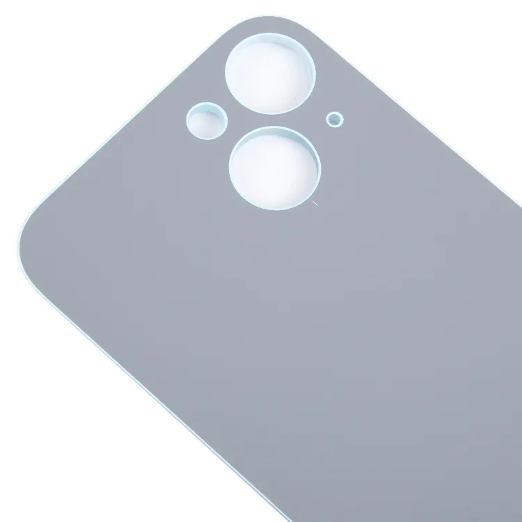 For iPhone 15 Easy Replacement Big Camera Hole Glass Back Battery Cover(Blue) image 6