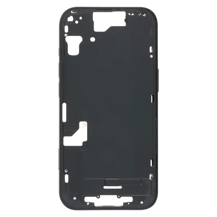 For iPhone 15 Middle Frame Bezel Plate with Side Keys + Card Tray, Version:CE EU Version(Black) image 3