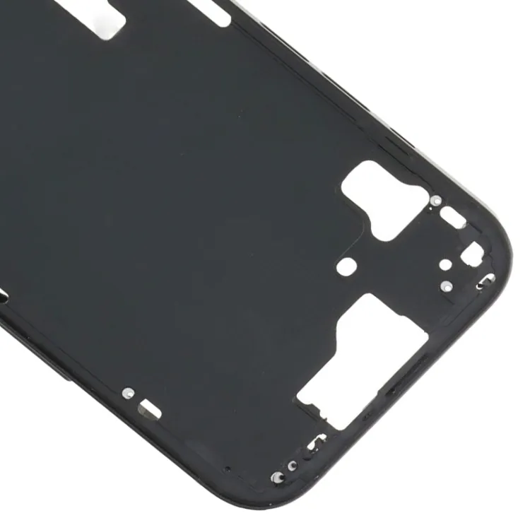 For iPhone 15 Middle Frame Bezel Plate with Side Keys + Card Tray, Version:CE EU Version(Black) image 4
