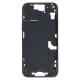 For iPhone 15 Plus Middle Frame Bezel Plate with Side Keys + Card Tray, Version:China Version(Black)