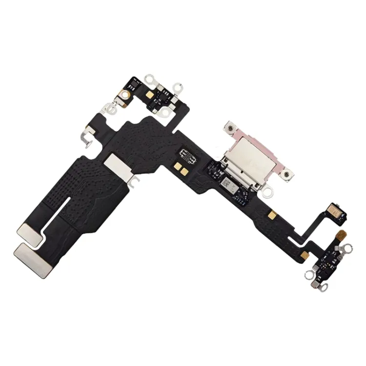 For iPhone 15 Plus Original Charging Port Flex Cable (Pink) image 2