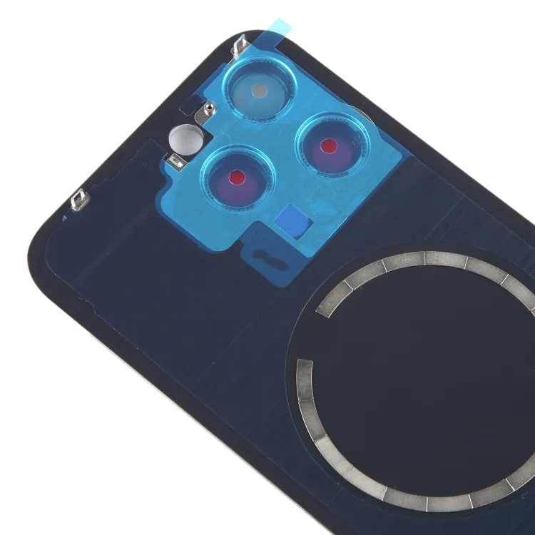 For iPhone 15 Pro Max Battery Back Cover with Camera Lens Frame + MagSafe Magnet(Titanium) image 5