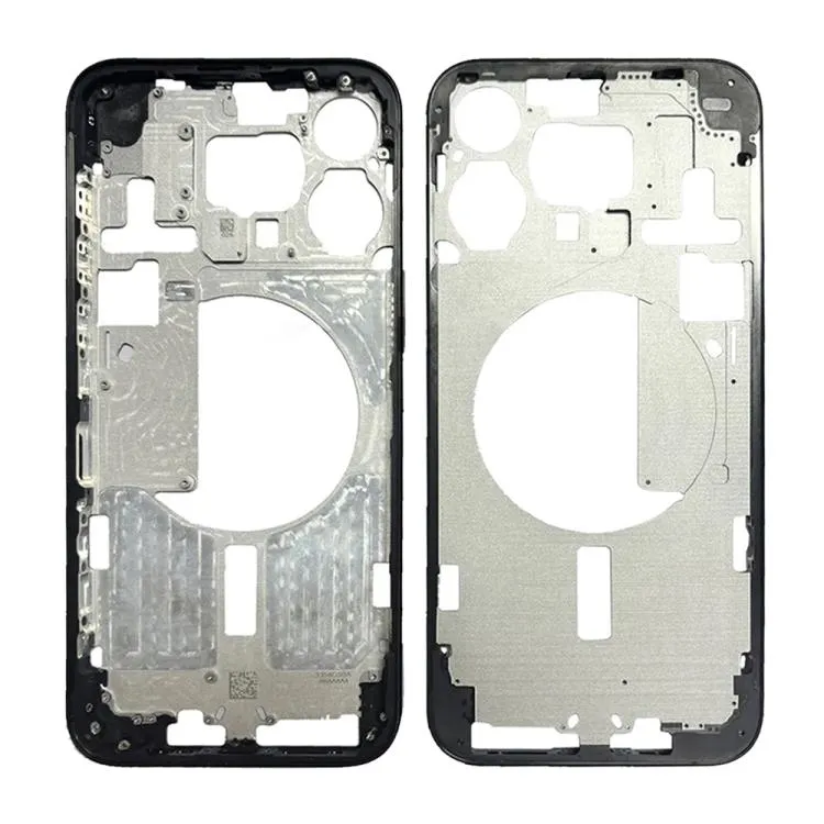 For iPhone 15 Pro Max Middle Frame Bezel Plate, Version:US Version (Black)