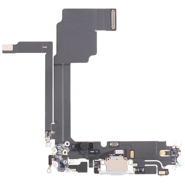 For iPhone 15 Pro Max Original Charging Port Flex Cable (White)