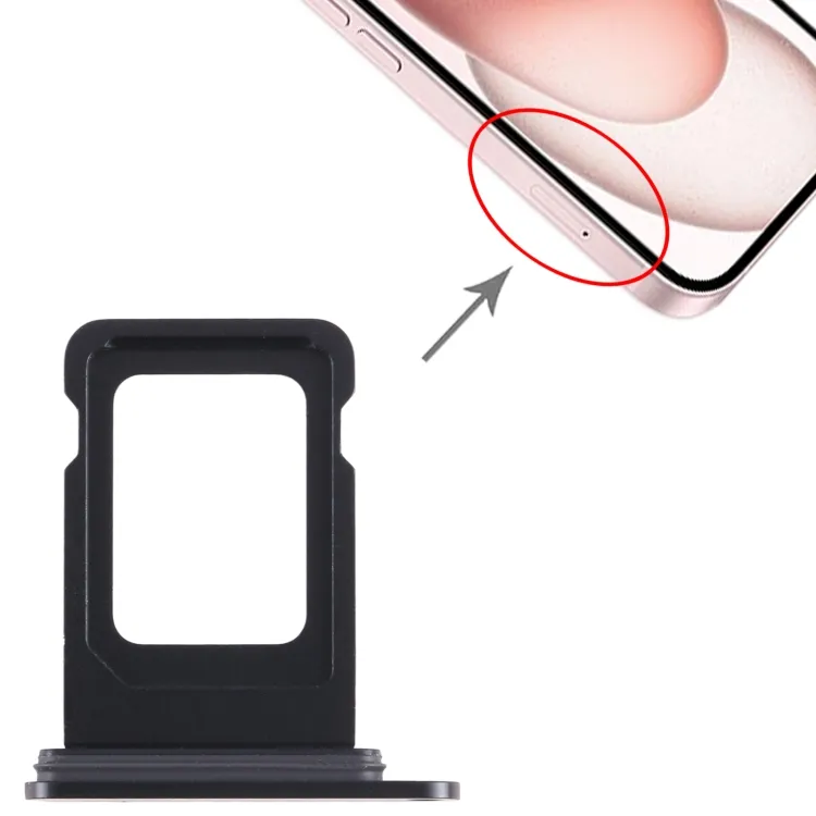 For iPhone 15 SIM Card Tray (Black) image 5
