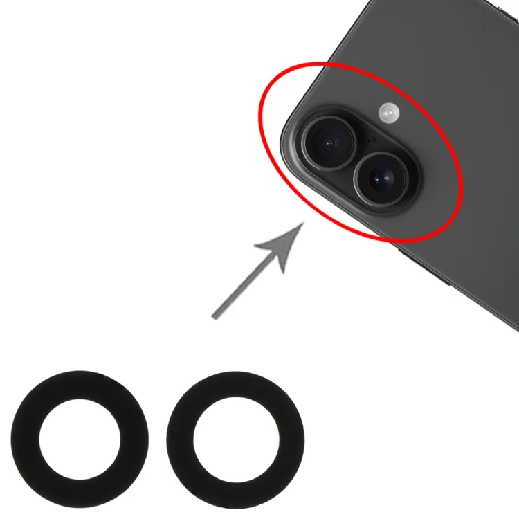 For iPhone 16 / 16 Plus 2 in 1 Back Camera Lens image 4
