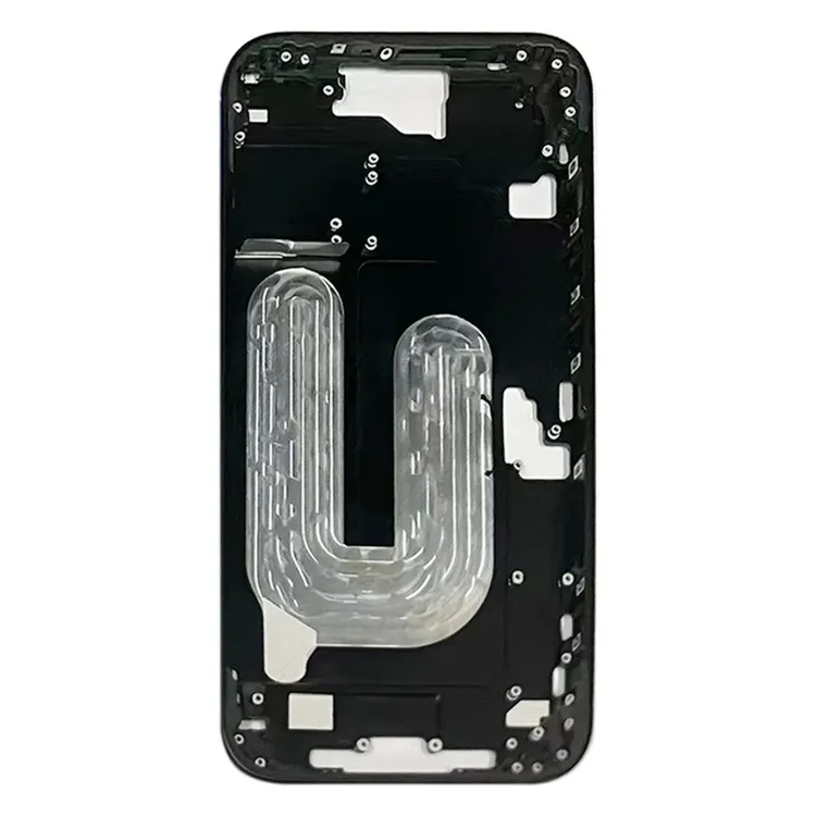For iPhone 16 Plus Middle Frame Bezel Plate (Black) image 3