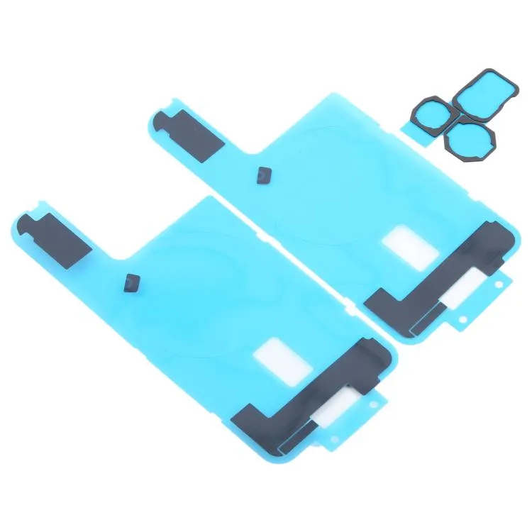 For iPhone 16 Pro 10pcs Back Cover Heat Sink Black Sticker with Back Camera Sponge Pads image 4