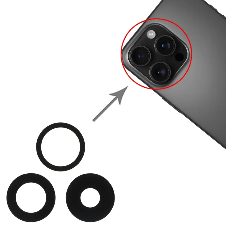 For iPhone 16 Pro / 16 Pro Max 3 in 1 Back Camera Lens image 4