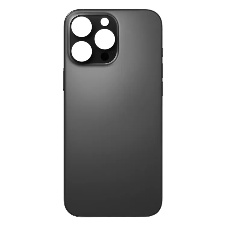 For iPhone 16 Pro Easy Replacement Big Camera Hole Glass Back Battery Cover(Black) image 3