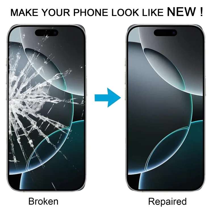 For iPhone 16 Pro Front Screen Outer Glass Lens with OCA Optically Clear Adhesive image 7