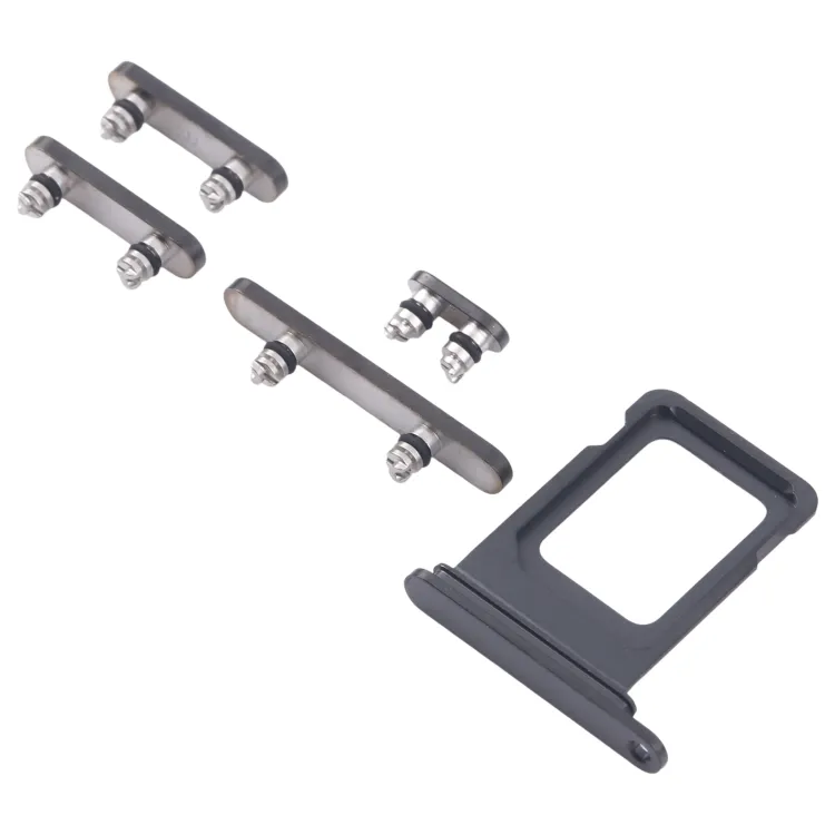 For iPhone 16 Pro Max Original SIM Card Tray + SIM Card Tray + Side Keys (Black) image 3