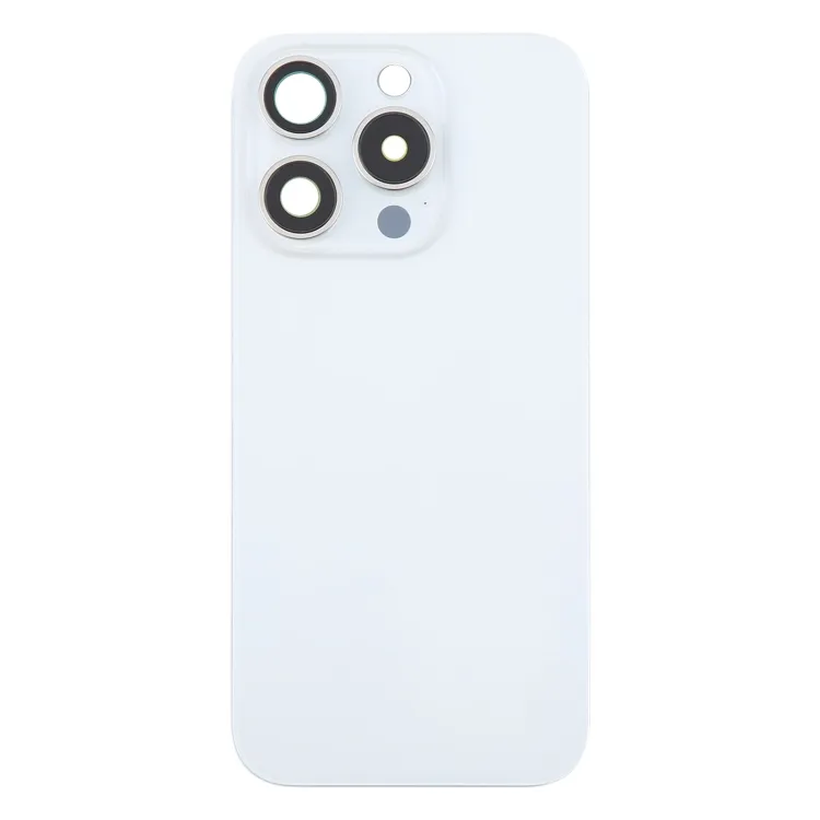 For iPhone 16 Pro Original Glass Battery Back Cover with Camera Lens Frame + MagSafe Magnet(White) image 3