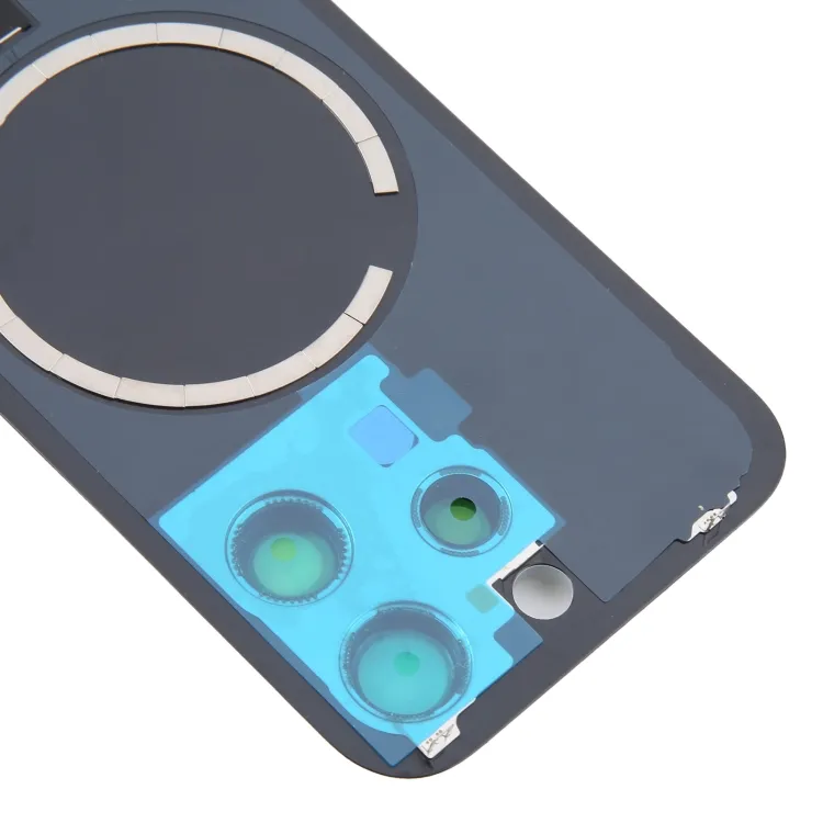 For iPhone 16 Pro Original Glass Battery Back Cover with Camera Lens Frame + MagSafe Magnet(White) image 5