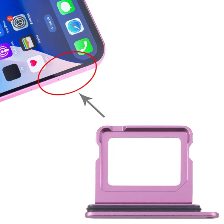For iPhone 16 SIM Card Tray (Pink) image 5