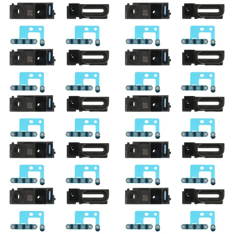 For iPhone 17 Pro 10sets Speaker Ringer Buzzer Dustproof Mesh (Blue)