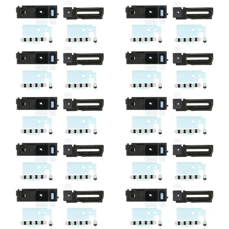 For iPhone 17 Pro Max 10sets Speaker Ringer Buzzer Dustproof Mesh (Blue)