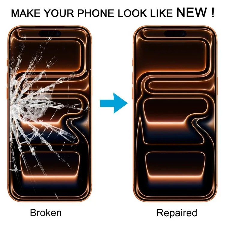 For iPhone 17 Pro Max Front Screen Outer Glass Lens with OCA Optically Clear Adhesive image 7