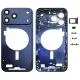 For iPhone 17 Pro Max Middle Frame Bezel Plate with Camera Lens Cover (Silver)