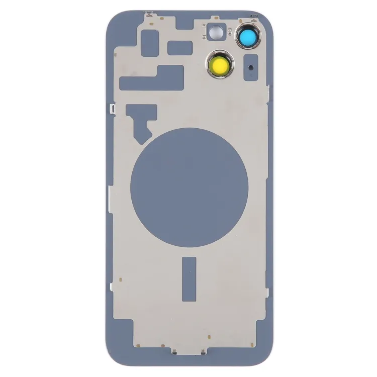 Glass Battery Back Cover with Holder for iPhone 14(Black) image 4