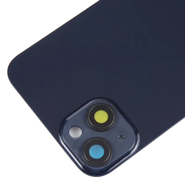 Glass Battery Back Cover with Holder for iPhone 14 Plus(Black) image 5