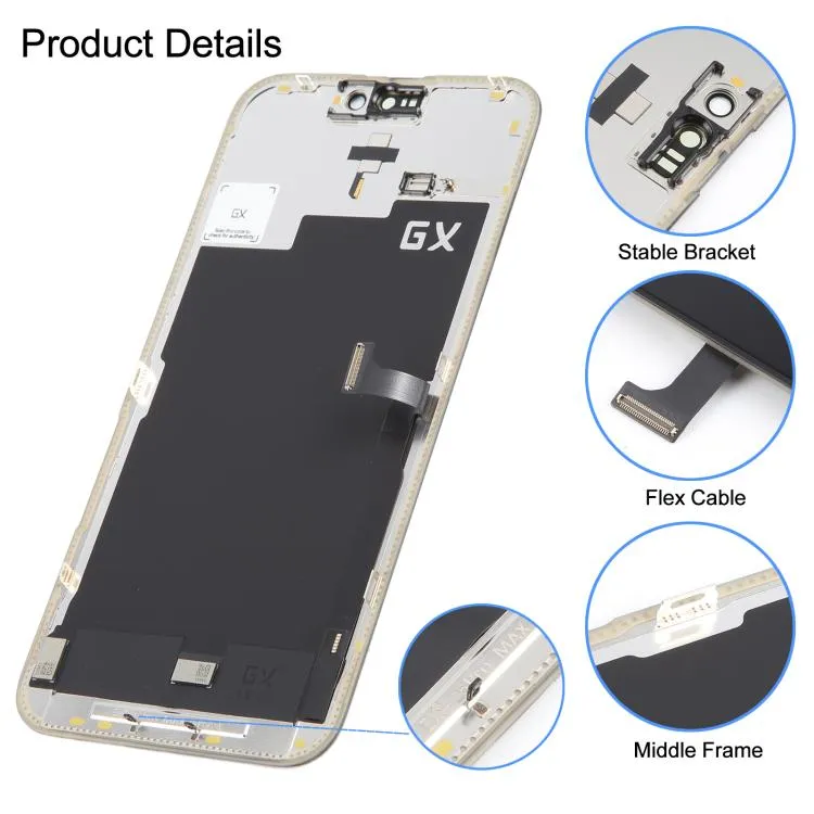 GX Soft OLED Screen For iPhone 15 Pro Max image 3