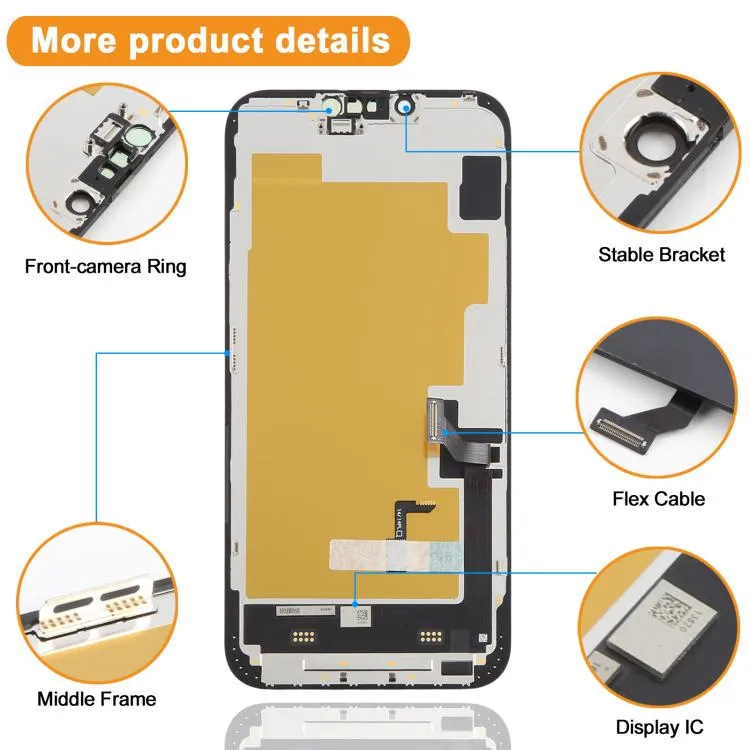HXL Soft OLED Screen For iPhone 14 Plus image 3