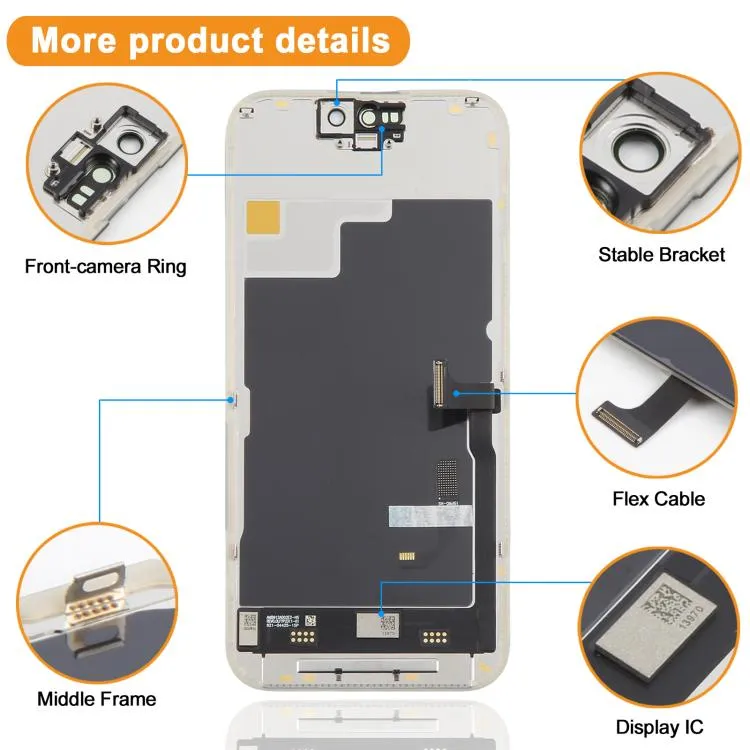 HXL Soft OLED Screen For iPhone 15 Pro image 3