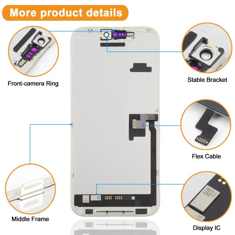 HXL Soft OLED Screen For iPhone 16 Pro Max image 3