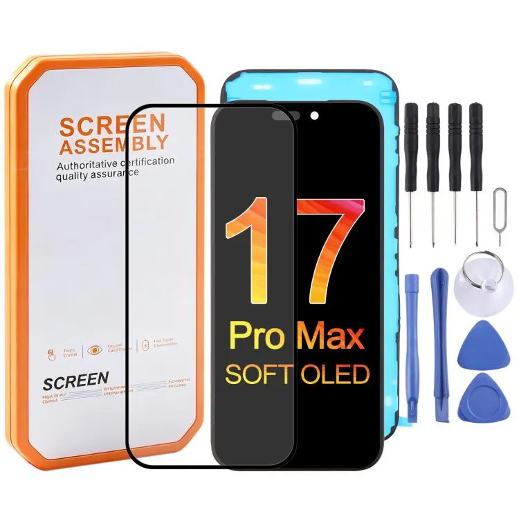 HXL Soft OLED Screen For iPhone 17 Pro Max