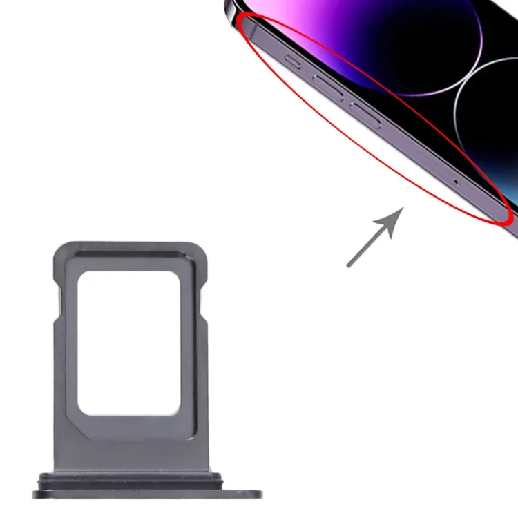 SIM Card Tray for iPhone 14 Pro Max (Black) image 5