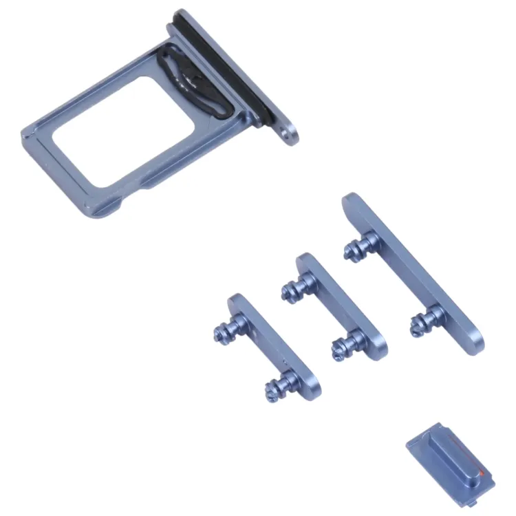 SIM Card Tray + SIM Card Tray + Side Keys for iPhone 14 (Blue) image 3